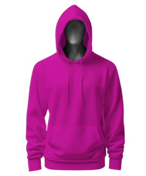 Hoodie - Fuscia Pink