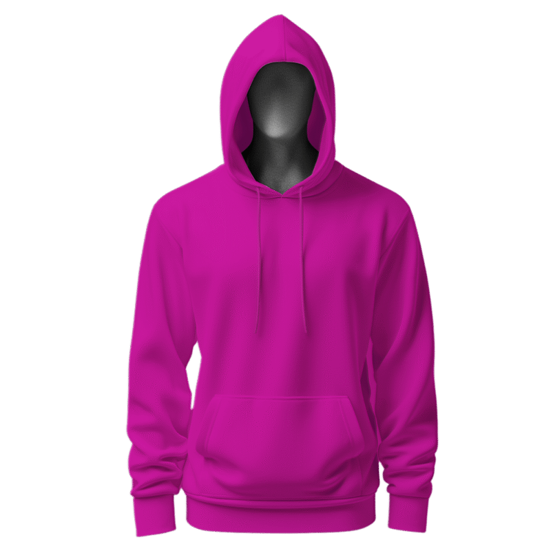 Hoodie - Fuscia Pink