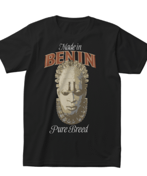 Meclot black Made in Benin statement tee