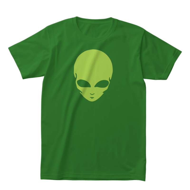 Alien Head - Meclot Lagos Streetwear Graphic Tee - Image 3