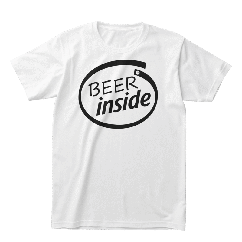 Beer Inside - Meclot Lagos Streetwear Graphic Tee - Image 2