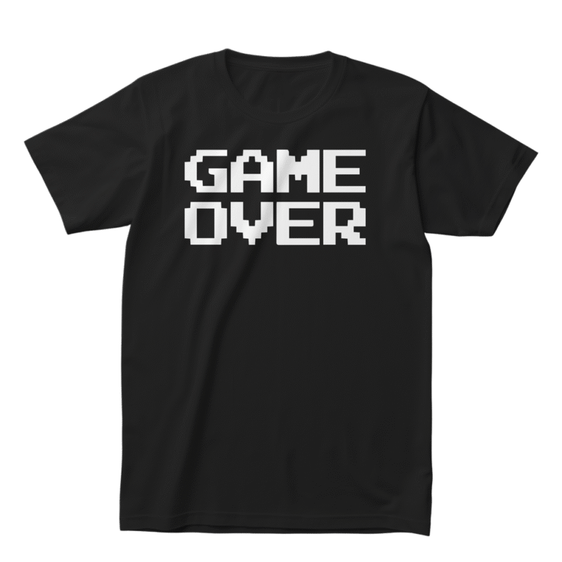 Game Over - Meclot Lagos Streetwear Graphic Tee - Image 5