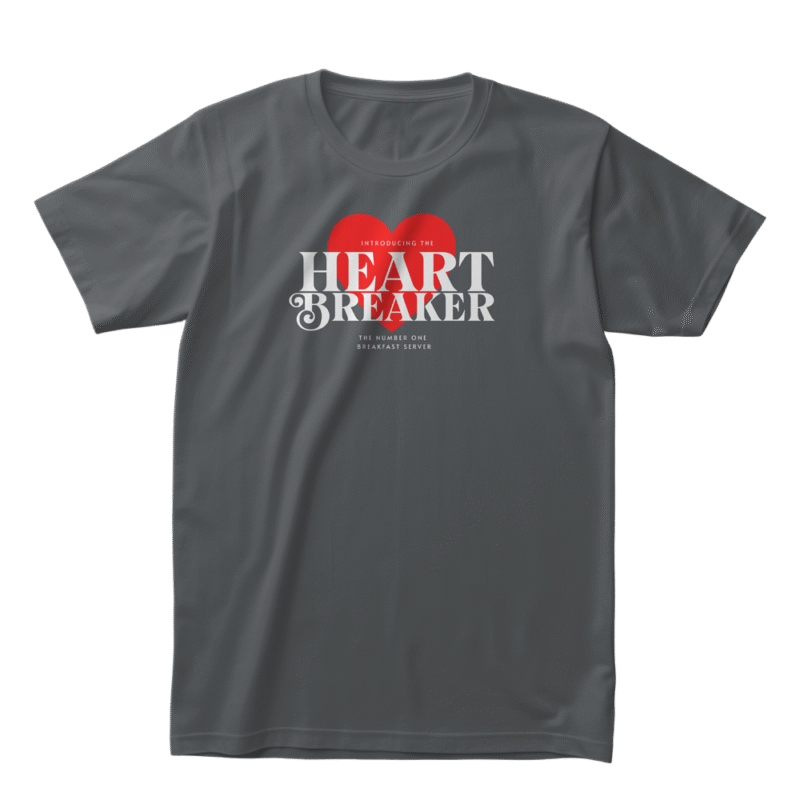 Heart Breaker - Meclot Lagos Streetwear Graphic Tee - Image 3