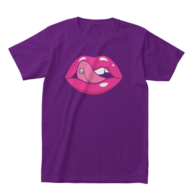 Sultry Lips  T-Shirt - Streetwear Fit by Meclot - Image 2