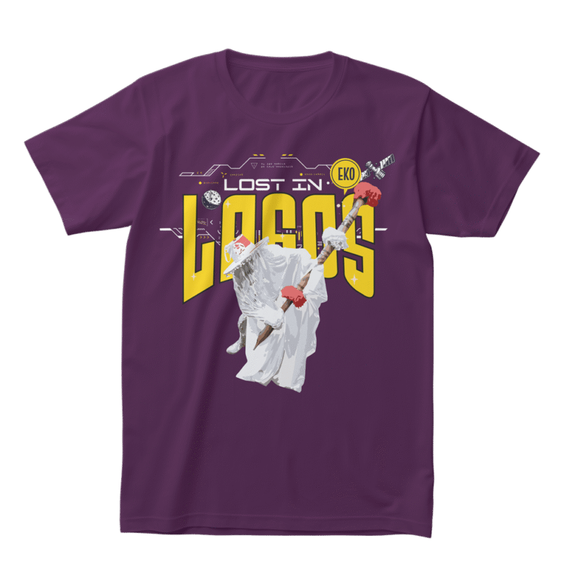 Eko Ile - Meclot Minimal Streetwear Statement Tee - Image 3