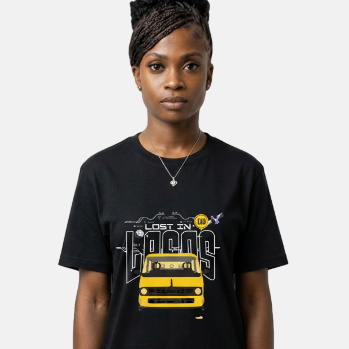 Lost in Lagos - Danfo Vibes | Meclot Minimal Streetwear Tee