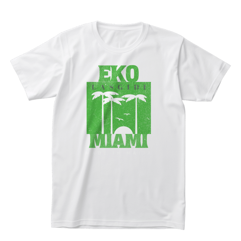 Eko Miami - Meclot Lagos Streetwear Graphic Tee - Image 2