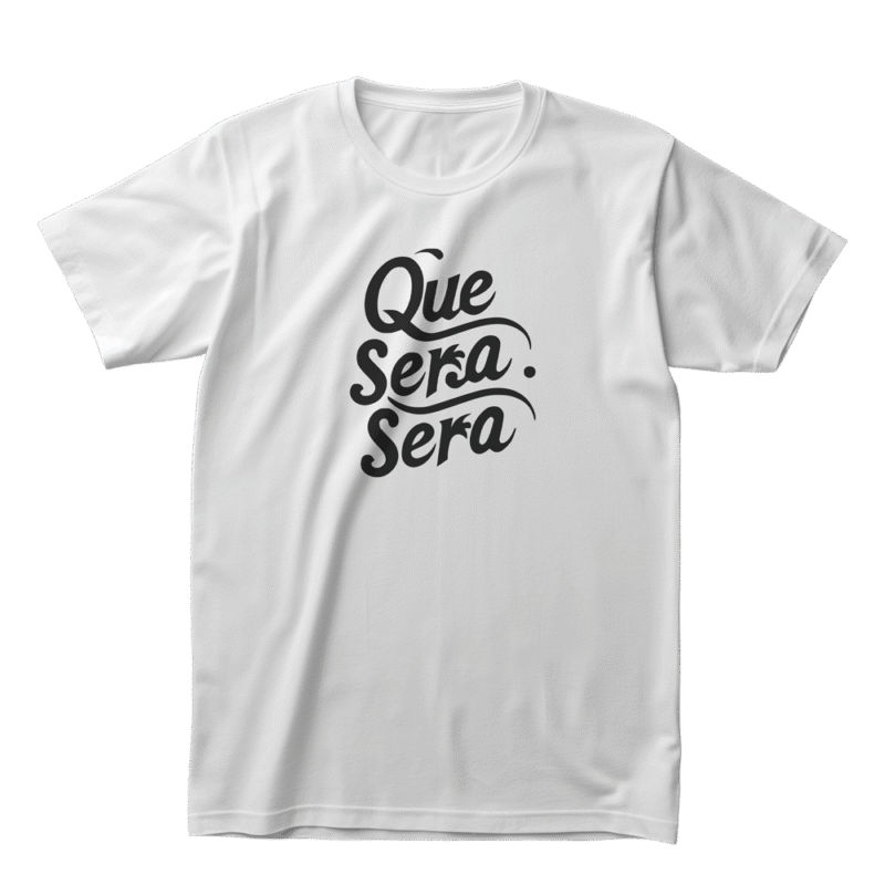Que Sera Sera - Meclot Lagos Streetwear Graphic Tee - Image 2
