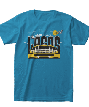Lost in Lagos - National Theatre | Meclot Minimal  Tee - L, BLUE