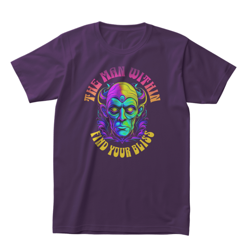 The Man Within  - Meclot Lagos Streetwear Graphic Tee - Image 2