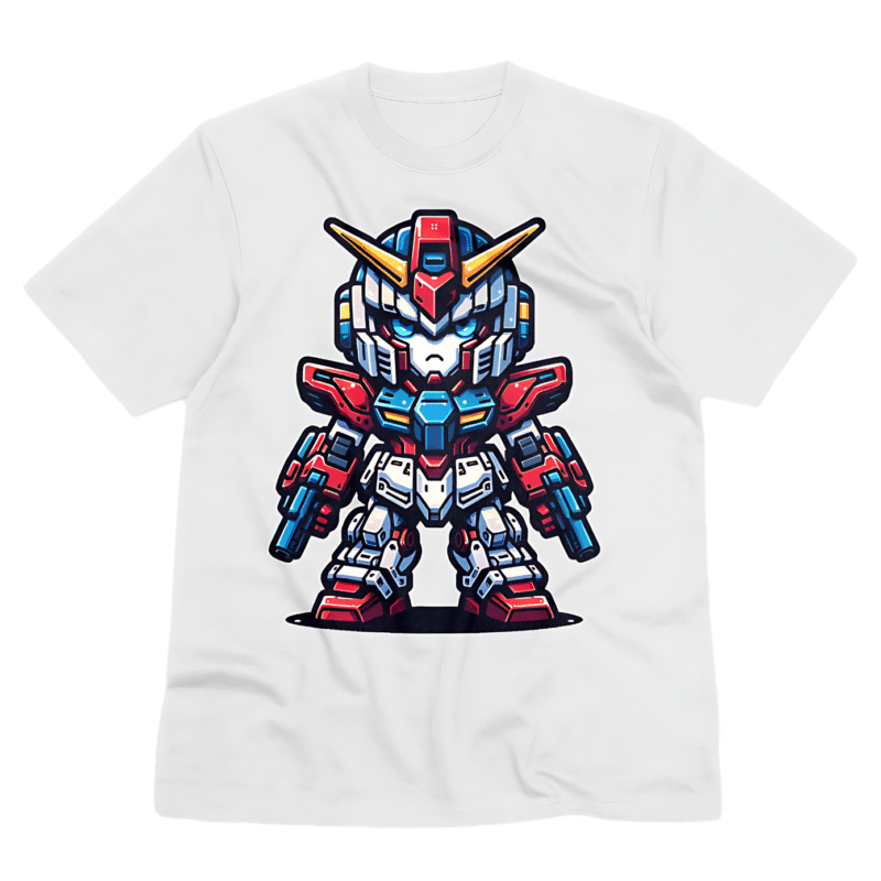 Robo Fighter - Meclot Lagos Streetwear Graphic Tee - Image 3