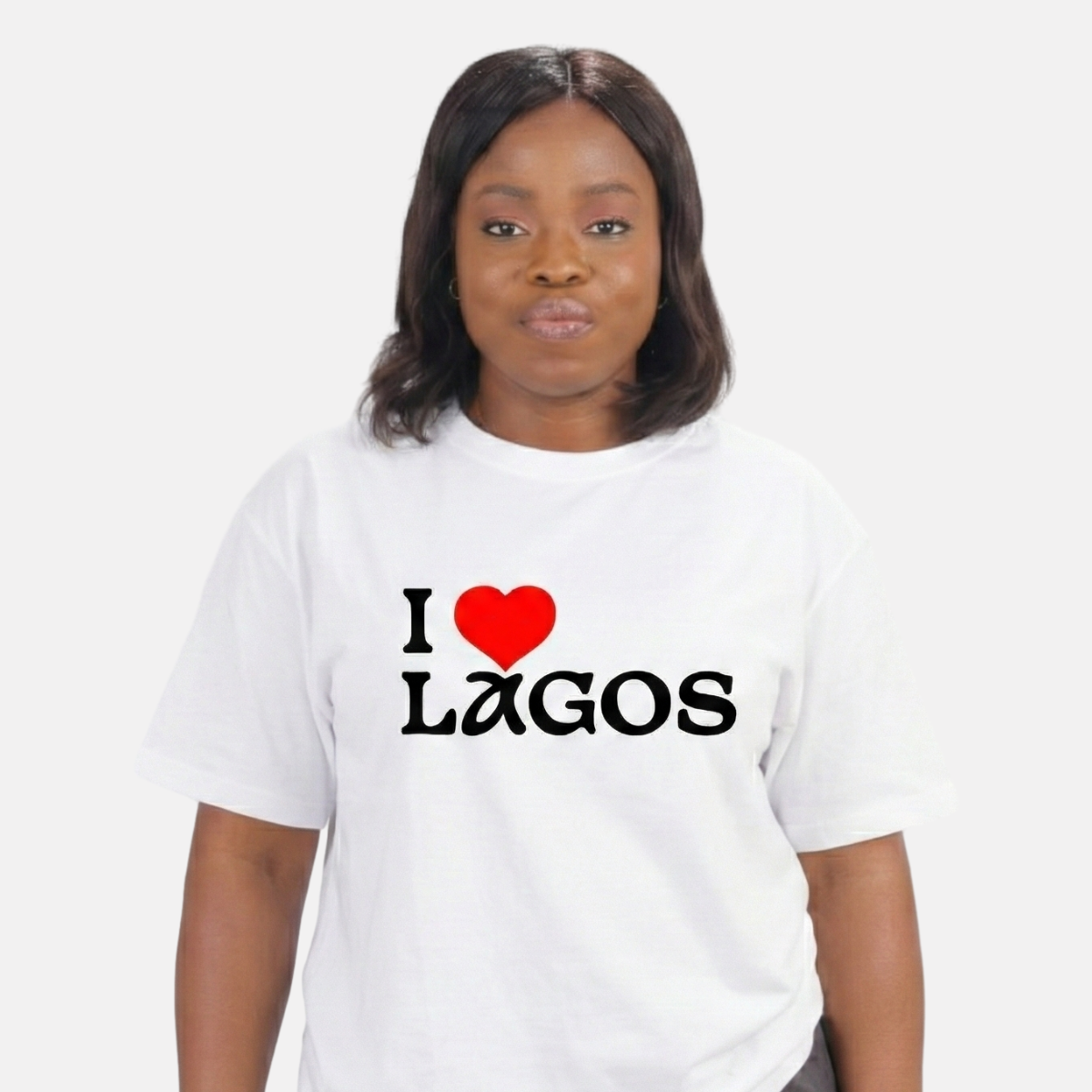 I ❤️ Lagos - Meclot Minimal Streetwear Tee