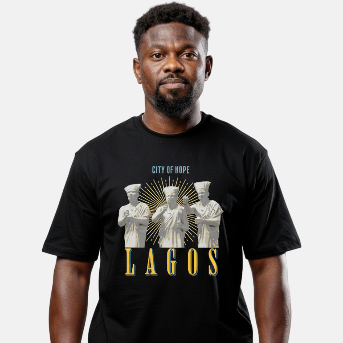 Lost in Lagos - City of Hope | Meclot Minimal Streetwear Tee