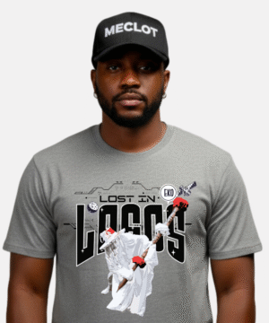 Lost In Lagos - Meclot Minimal Streetwear Statement Tee